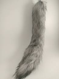 Grey wolf tail