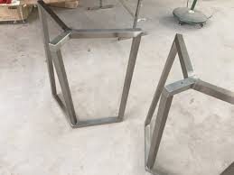 Table Base De 28 Support De Table En Metal Jambes Etsy Metal Table Legs Metal Table Table Legs