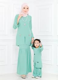 Learn more about malaysian baju kurung below. Fab Outlet Malaysia S Ironless Clothing Baju Kurung Baju Melayu Sleek At Its Modesty Plain Series Marielle Kids Marielle Kids Mint Green