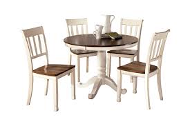 Whitesburg 5 Piece Dining Room Ashley Furniture Homestore Round Dining Room Dining Table Chairs Round Dining Table