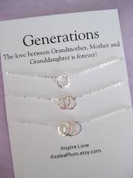 Birthday Gift Ideas For Mom From Son Generations Necklace Solid Sterling Silver Necklace Mother Daughter Jewelry Mom Birthday Gift Generation Necklace