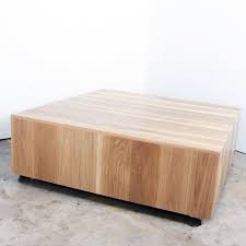 Walnut cube side coffee table with metal base caladesignsmn $ 825.00 free shipping add to favorites mid century modern coffee table legs caladesignsmn $ 380.00 free shipping add to favorites reclaimed barn beam coffee table. Oak Cube 60x60 Coffee Table Coffee Table Diy Coffee Table Table