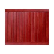 Veranda Pro Series 6 Ft H X 8 Ft W Mahogany Vinyl Anaheim Privacy Fence Panel Unassembled 153575 The Home Depot Privacy Fence Panels Fence Panels Vinyl Fence Panels