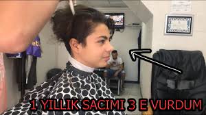 1 yillik sacimi 3 e vurudm youtube