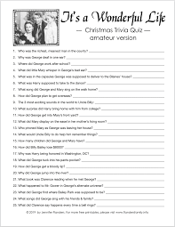 For a printable version of these questions and answers, click on the thumbnail. It S A Wonderful Life Trivia Quiz Flanders Family Homelife
