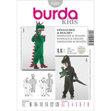 Animal Costumes Dinosaur Dragon For Kids Burda 2503