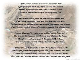 Christian Wedding Vows Digital Print Downloadable Christian Marriage Vows Wedding Ceremony Songs Vows Christian Wedding