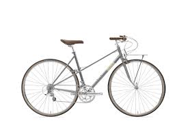 Creme Echo Mixte Doppio Silver Classic Road Bike New Premium European Urban Bicycles Dutch Bikes Hybrid Bicycles Grav Classic Road Bike Dutch Bike Bike