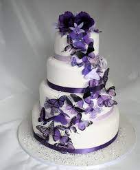 Free shipping on many items | browse your favorite brands. 20 Mixed Purple Butterflies Great For Wedding Cakes Purple Butterfly Cake Purple Wedding Cakes Butterfly Wedding Cake