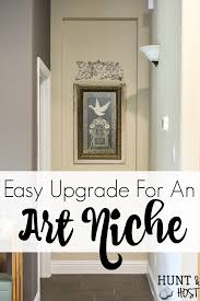 Here are 15+ ideas to get started! Art Niche Decorating Idea Salvaged Living