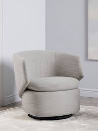 Maybe you would like to learn more about one of these? West Elm Crescent Swivel Chair Feather Grey At John Lewis Partners