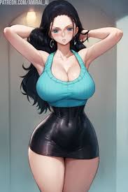 Nico Robin ready for her date - Rule 34 AI Art