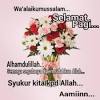 Gambar dan kata assalamualaikum selamat pagi. 1