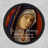 Catholic Virgin Mary Remembrance Religious Patch