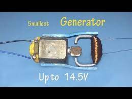 From sc01.alicdn.com.dynamo dynamo project free electricity generator diy science experiment motor electric generator in this video we are going to show you how to make free electricity generator at your. 19 How To Make A Smallest Generator 14 V Generator Homemade Dynamo Up To 14 5v Youtube Small Generators Free Energy Generator Free Energy Projects