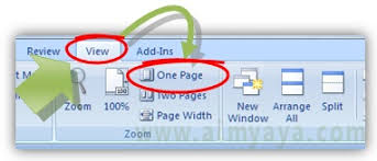 Cara Membuat Tampilan Layar Satu Dokumen Penuh Di Ms Word Cara Aimyaya Cara Semua Cara