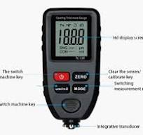 Digital Coating Thickness Gauge, 0-1300 μm