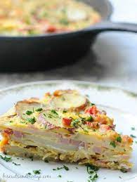 Ham And Potato Frittata Recipe Potato Frittata Frittata Recipes Ham Potato