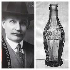 Alexander Samuelson born in Sweden but lived and worked in Newark designed,  invented and patented the "hobble skirt" Coca Cola bottle. The bottle shape  was based