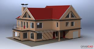 Before you start planning a new home or working on a home improvement project. Dream House Finished Model 3d Cad Model Library Grabcad