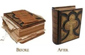 A cover that is poorly designed or has a misaligned book spine. Top 10 Essential Options And Extras For Rebinding And Restoration