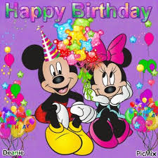 Pin By Heidi Lacy On Happy Birthday Happy Birthday Mickey Mouse Happy Birthday Disney Birthday Animated Gif