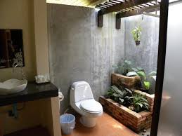 Outdoor bathrooms are both tranquil and functional. The Semi Outdoor Bathroom Picture Of Sunda Resort Ao Nang Tripadvisor