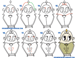 How To Draw Cute Kawaii Chibi Wardrobe From Beauty And The Beast Easy Step By Step Drawing Tutorial How To Draw Step By Step Drawing Tutorials Kawaii Drawings Cute Drawings