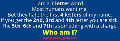 Give 7 little words a try today! I Am 7 Letter Word Who Am I Puzzles World