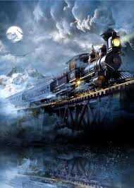Jon Paul Art Midnight Train Art Jon Paul Ferrara Trens Velhos Desenho De Trem Trilhos De Trem