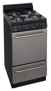 Premier bfk5s9tp 30 inch battery gas range with 5 cooktop burners and griddle biscuit with black trim. Premier Sak600bp 20 Inch Electronic Spark Gas Range Sak600bp Atlantic Appliance