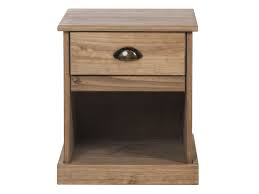Table de chevet en promotion chez conforama. Chevet 1 Tiroir 1 Niche Along Coloris Bois Fonce Cire Vente De Chevet Conforama