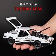 Car lovers, especially car historians, are in for a real treat when watching this series. Hot Alloy Diecast Model Car 1 28 Initial D Toyota Trueno Ae86 Back Wheels Kids Birthday Christmas Gifts Diecasts Toy Vehicles Aliexpress