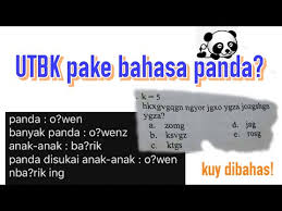 Soal Utbk Bahasa Panda Soalna