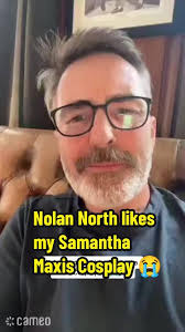 I'm crying 😭 Thank you @coldalliance90 for getting me a Cameo from Nolan  North 😭 I'm so happy he loved my cosplay, it's such an honor 😭🥰