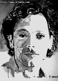 Patrick Dewaere : India ink