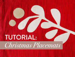 Download red heart country christmas free pattern sewing. A Festive Free Christmas Placemats Tutorial Suzy Quilts