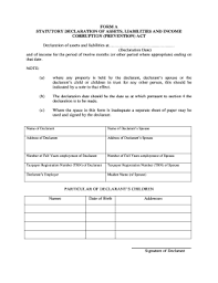 Statutory declaration state of johor darul takzim malaysia i, abdullasani bin mohamed syed identity card no :s0214839j i make this solemn declaration conscientiously believing the same to be true and by virtue of the provision of the statutory declaration act 1960. 10 Printable Statutory Declaration Sample Forms And Templates Fillable Samples In Pdf Word To Download Pdffiller