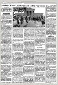 Joshua's worst days were ahead of him in 1980 when his mother melody filed for divorced to. The Supreme Court Excerpts From Court Decision On The Regulation Of Abortion The New York Times