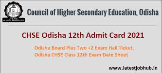 Click on orissa in the list of the states or type the url odisha.indiaresults.com on your browser and press enter. Chse Odisha 12th Admit Card 2021 Plus Two 2 Hall Ticket