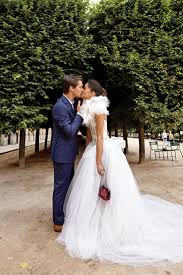 Darren Criss And Mia Swier S Wedding A Closer Look At The Bride S Custom Vera Wang Wedding Dress Wedding Dresses Illusion Wedding Dress Wedding Dresses Vera Wang
