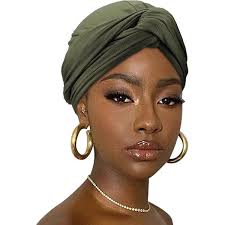 Turban Vintage Style (White) : Amazon.co.uk: Fashion