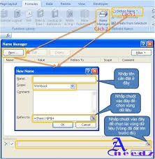 Cach Dung Ten Define Name Cho Vung Dữ Liệu Trong Excel