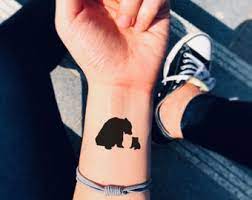 Mama Bear Tattoo Etsy