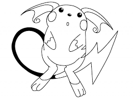 Pikachu coloring pages are a fun way for kids of all ages to develop creativity, focus, motor skills and color recognition. Raichu Coloring Page Cute K5 Worksheets Pokemon Coloring Pages Pokemon Coloring Pokemon Coloring Page