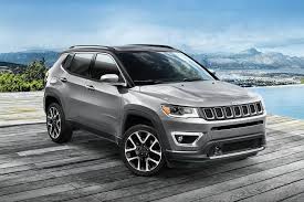 Black And White Jeep Compass 2020 2019 Jeep Compass Parked In Charcoal Grey Jeep Compass Jeep Compass Sport Jeep Suv