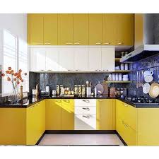 If your answer is yes then take a look at this image. U Shaped Wooden Modular Kitchen Cabinets Designing Services Kitchen Cabinet Service Contemporary Modular Kitchen Modern Kitchens Modular Kitchen Furniture M S D M Construction Interiors Ghaziabad Id 22100674133