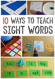 10 Simple Sight Word Activities The Measured Mom Sight Words Kindergarten Sight Word Activities Teaching Sight Words