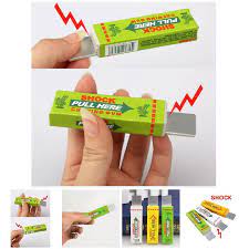 Chewing gum electric shock safety trick joke toys gadget prank fun electric shock pull head electric shocking hand chewing gum. Shock Chewing Gum Safety Trick Joke Toy Electric Shocking Prank Toy Buy At A Low Prices On Joom E Commerce Platform