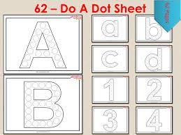 Do A Dot Printable Worksheets Busy Book Alphabet Number Do Etsy Do A Dot Printable Worksheets Preschool Workbooks